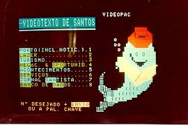 Tela Videotexto de Santos-SP, Lab Telemático da UniSantos